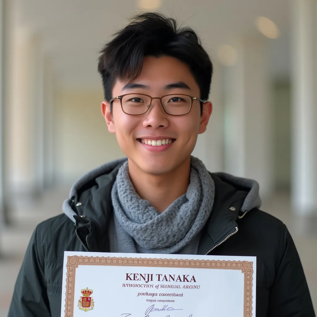 Estudiante Kenji Tanaka